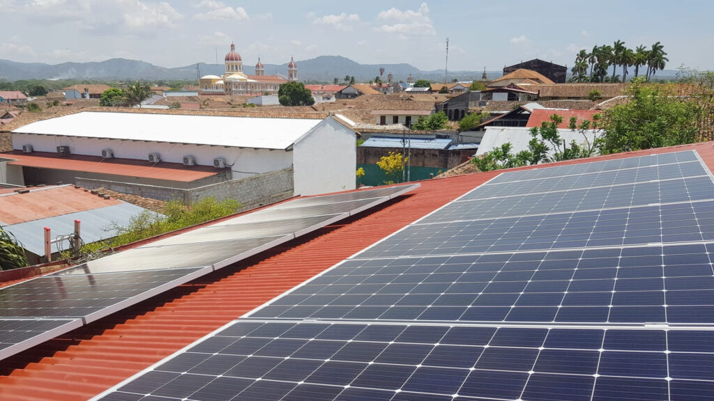 Paneles solares en Nicaragua